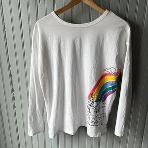 Roots Clothing Girls Best Buds Rainbow long Sleeve